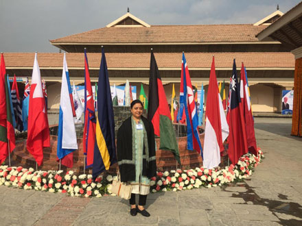 Green Earth Productions : Manasi at Kathmandu during UPF Conference - Click to Enlarge Green Earth Productions : Manasi at Kathmandu during UPF Conference - Click to Enlarge