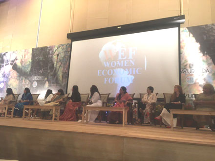Green Earth Productions : Manasi with WEF Awardees - Click to Enlarge Green Earth Productions : Manasi with WEF Awardees - Click to Enlarge